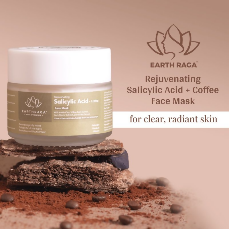 Earthraga Salicylic Acid + Coffee Face Mask - Distacart