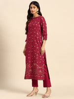 Thumbnail for All About You Ethnic Motifs Printed Regular Kurta with Trousers - Distacart
