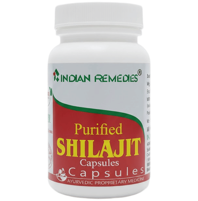 Indian Remedies Purified Shilajit Capsule