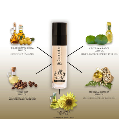 Character Silky Matte Foundation - Smf009 - Distacart