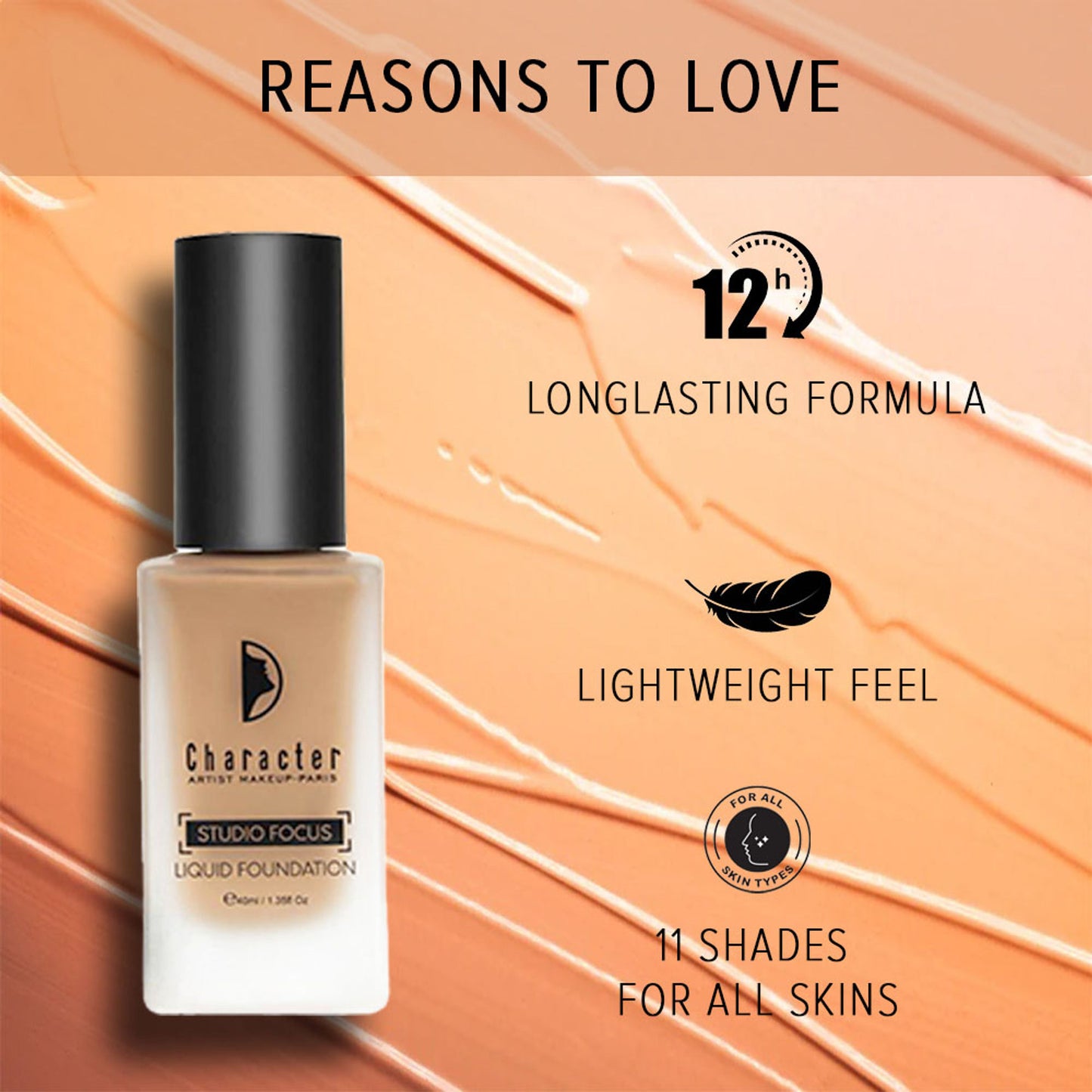 Character Studio Focus Liquid Foundation - Pif001 - Distacart