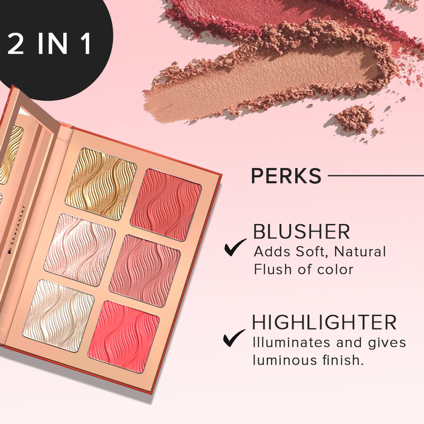 Character Glow & Blush Palette - Cbh002 - Distacart