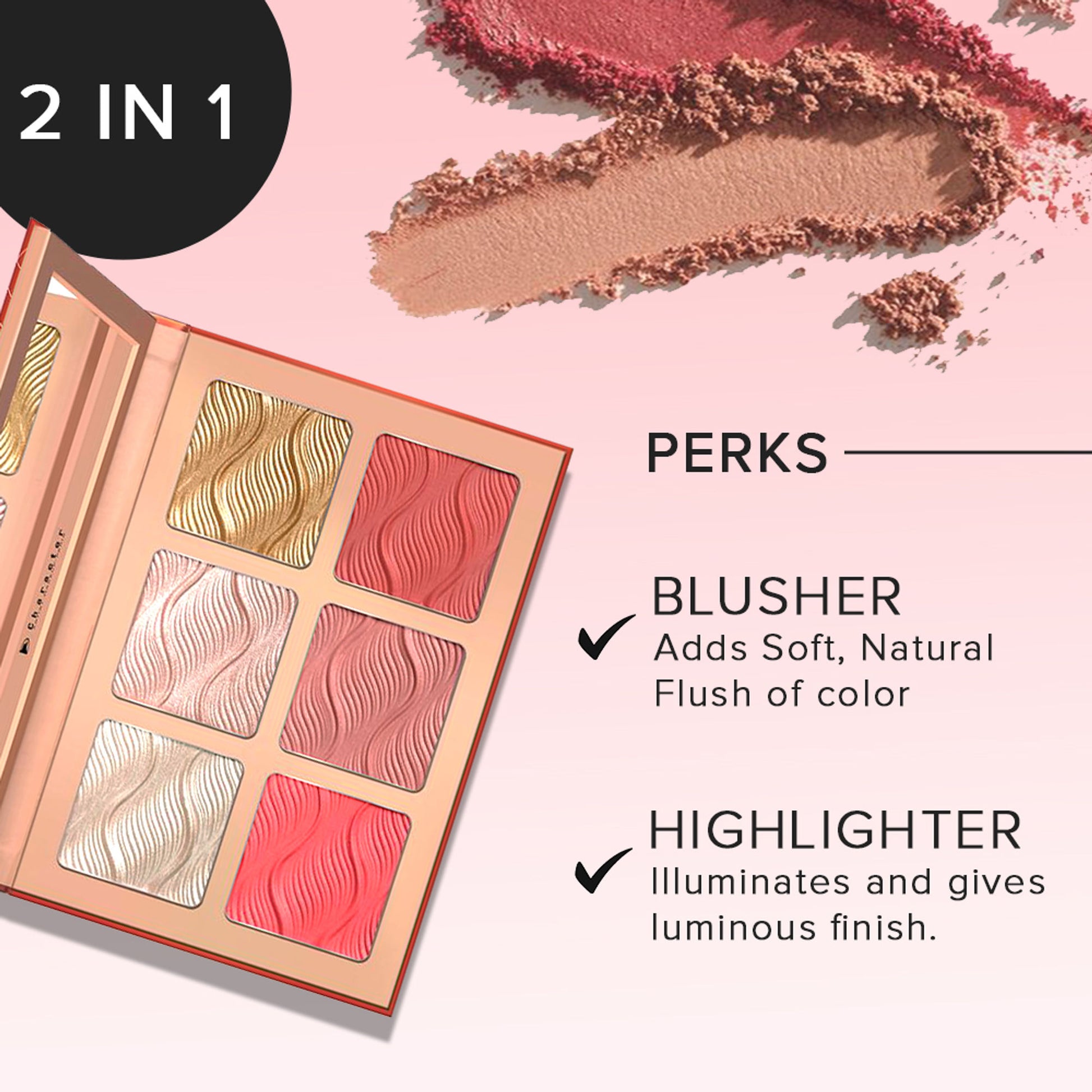 Character Glow & Blush Palette - Cbh002 - Distacart