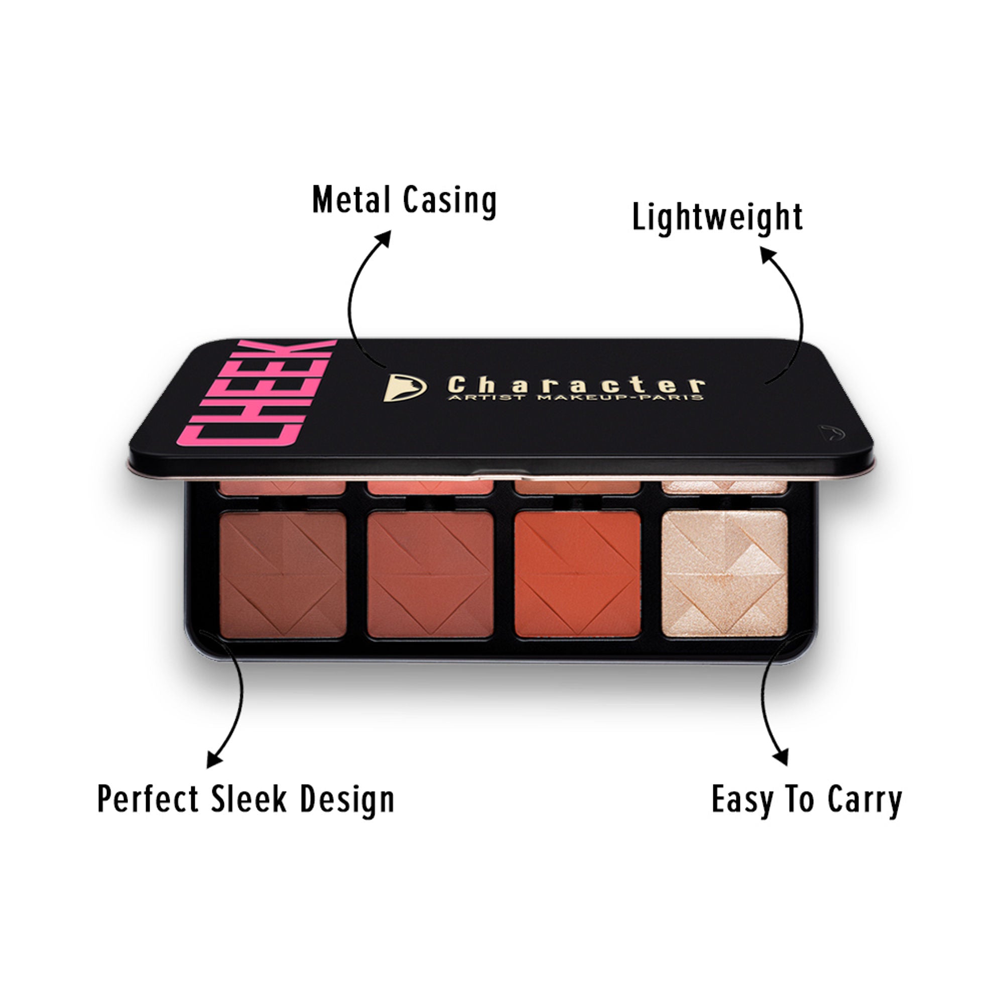 Character Pro Highlighter & Blush Palette C-A201 - Distacart