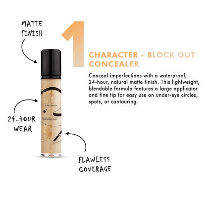 Character Block Out Concealer - Nutty 001 - Distacart