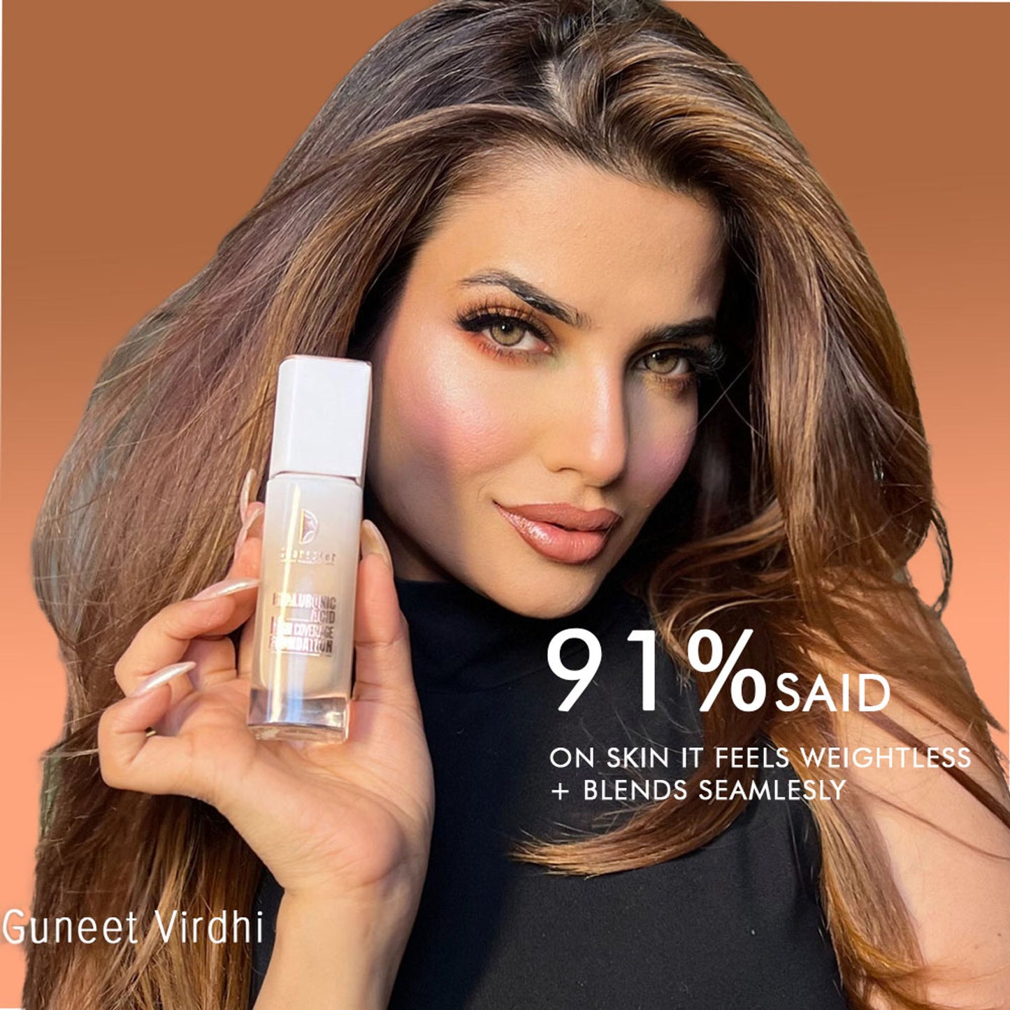 Character Hyaluronic Acid High Coverage Foundation - Chiffon 003 - Distacart