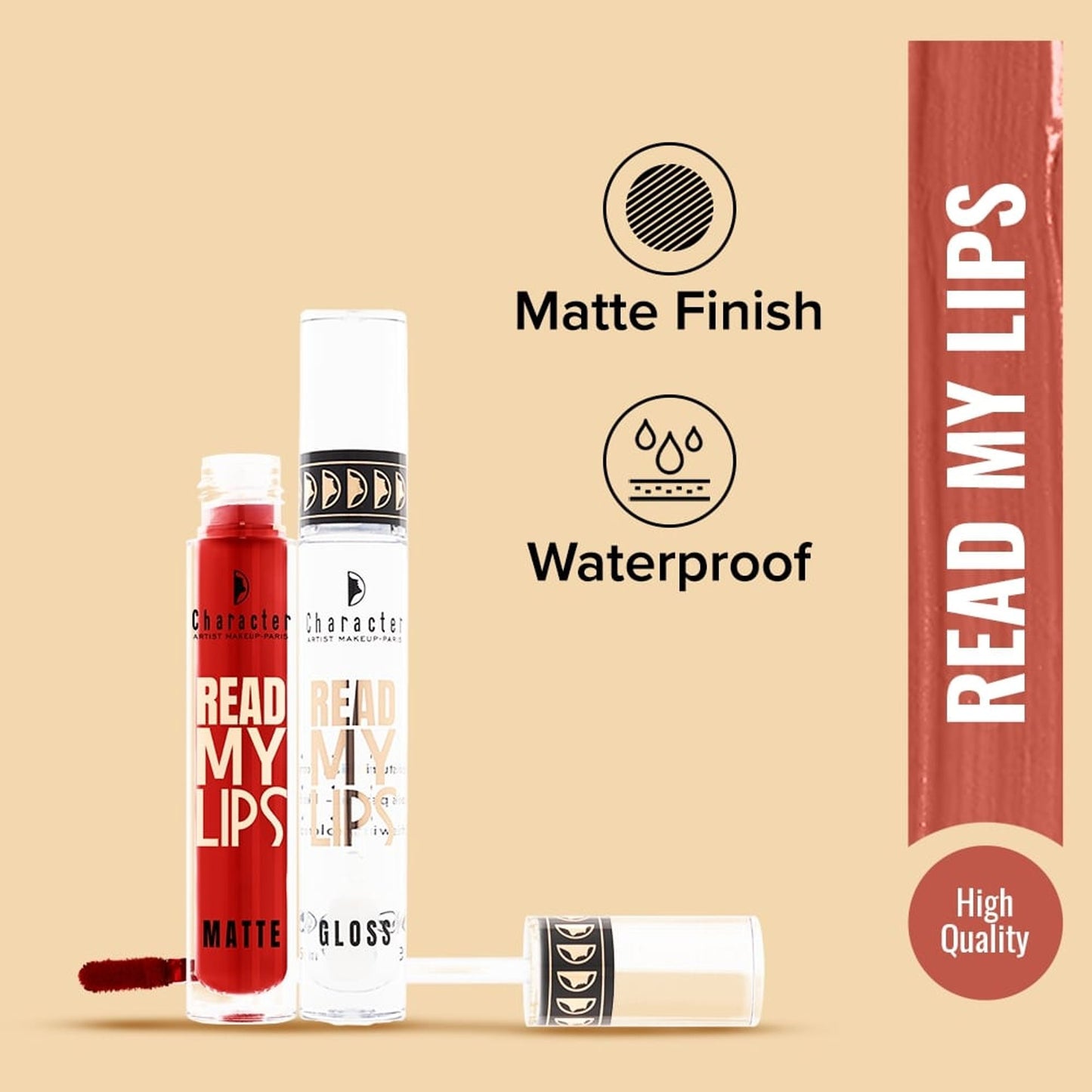 Character Read My Lips Matte Liquid Lipstick - Lip Candy 004 - Distacart