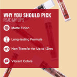 Thumbnail for Character Read My Lips Matte Liquid Lipstick - Lip Candy 004 - Distacart