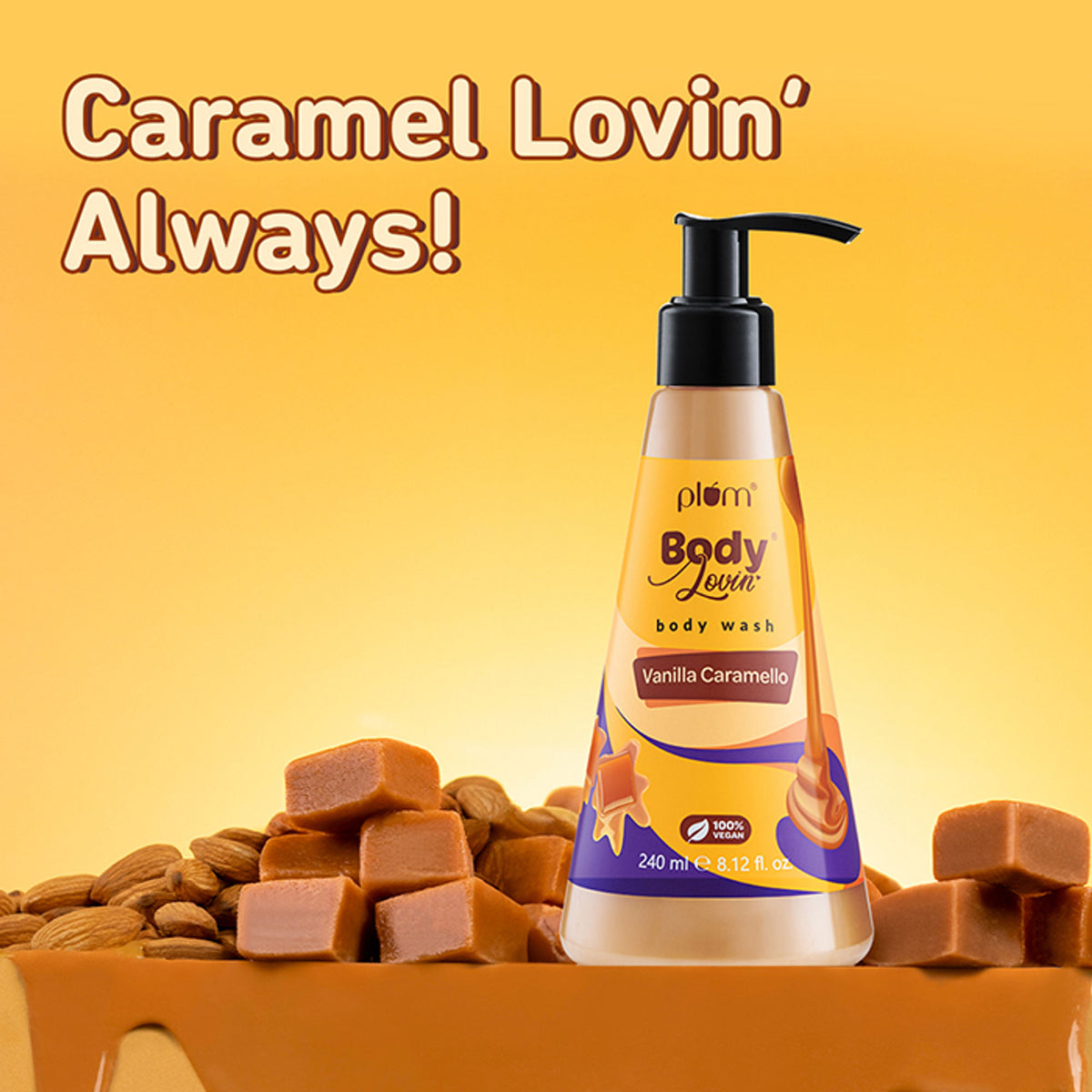 Plum Body Lovin Vanilla Caramello Body Wash - Distacart