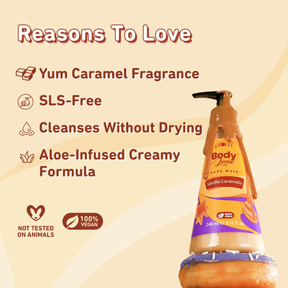 Plum Body Lovin Vanilla Caramello Body Wash - Distacart