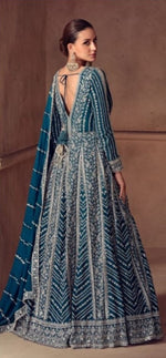 Thumbnail for Anaita Purple Chinon Stitched Anarkali Suits With Embroidery & Sequence Work - Distacart