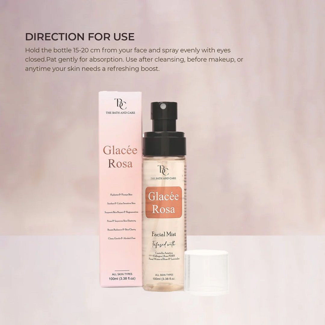 TBC - The Bath and Care Glacee Rose Facial Mist Toner