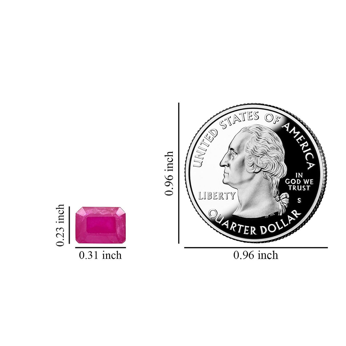 AAA Royal Ruby (Oct 8x6 mm) 2.00 ctw