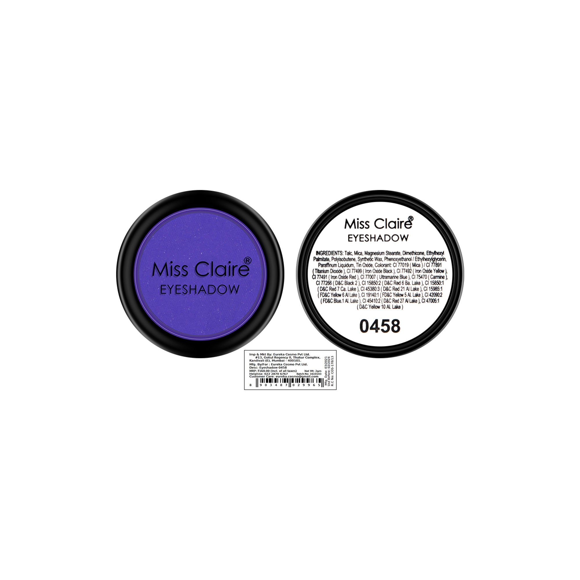 Miss Claire Single Eyeshadow - 458