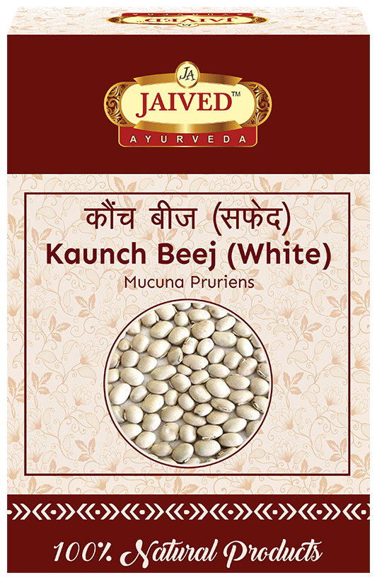 Jaived Ayurveda  Kaunch Beej (White) | Enhances Physical Endurance & Boosts Energy Levels