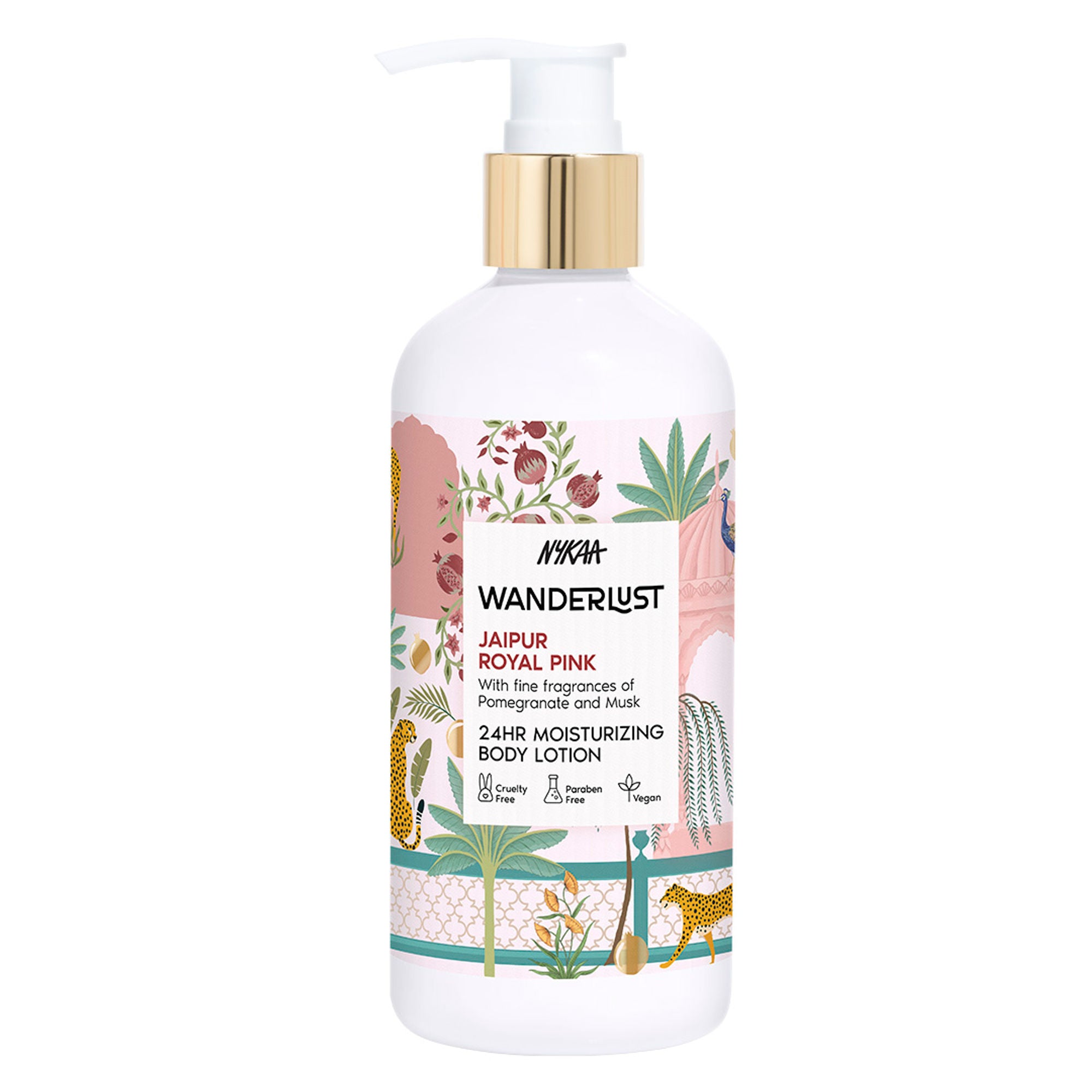 Wanderlust Moisturizing Body Lotion - Royal Pink - Distacart
