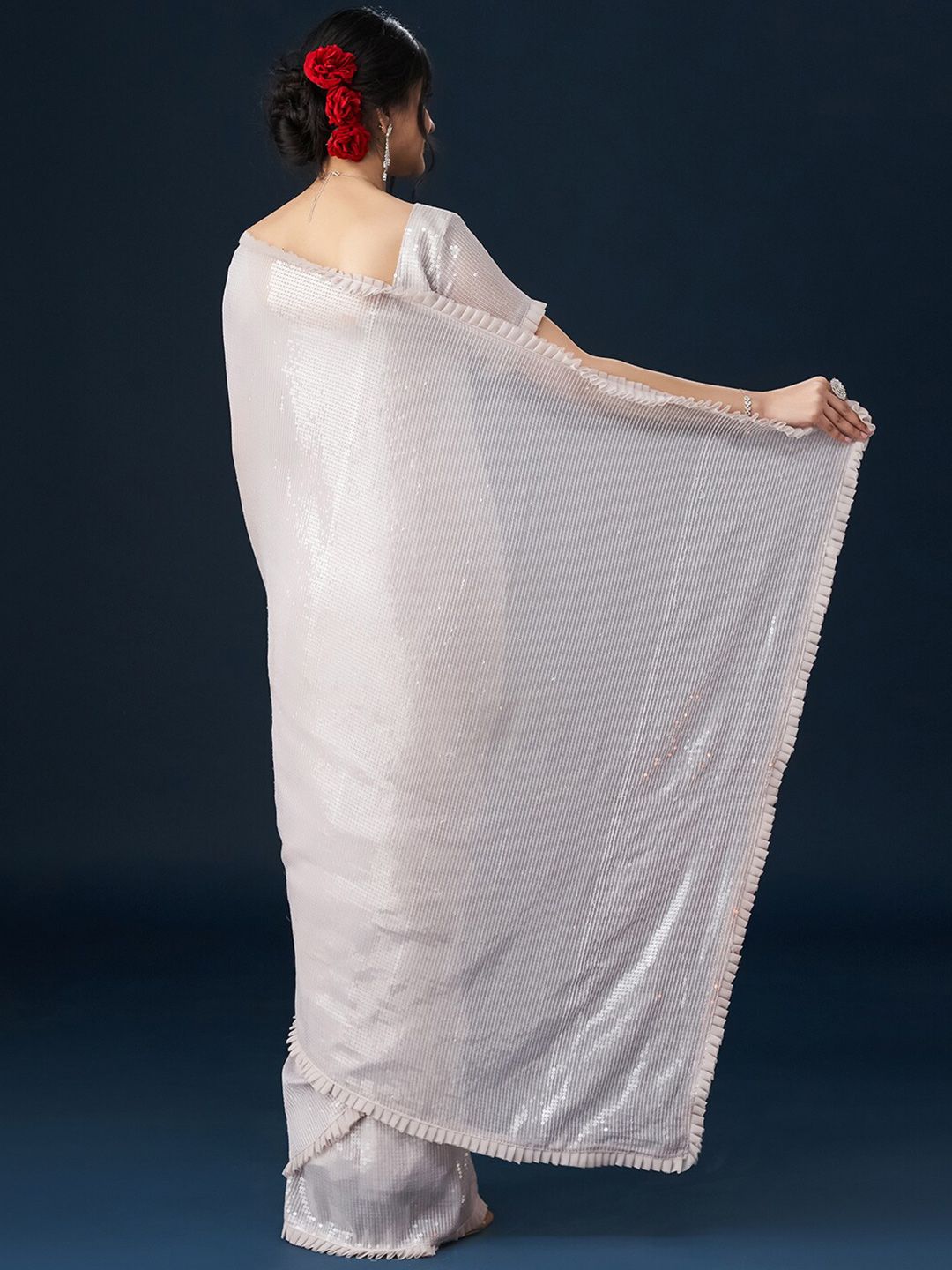 kasee Sequinned Embellished Saree - Distacart