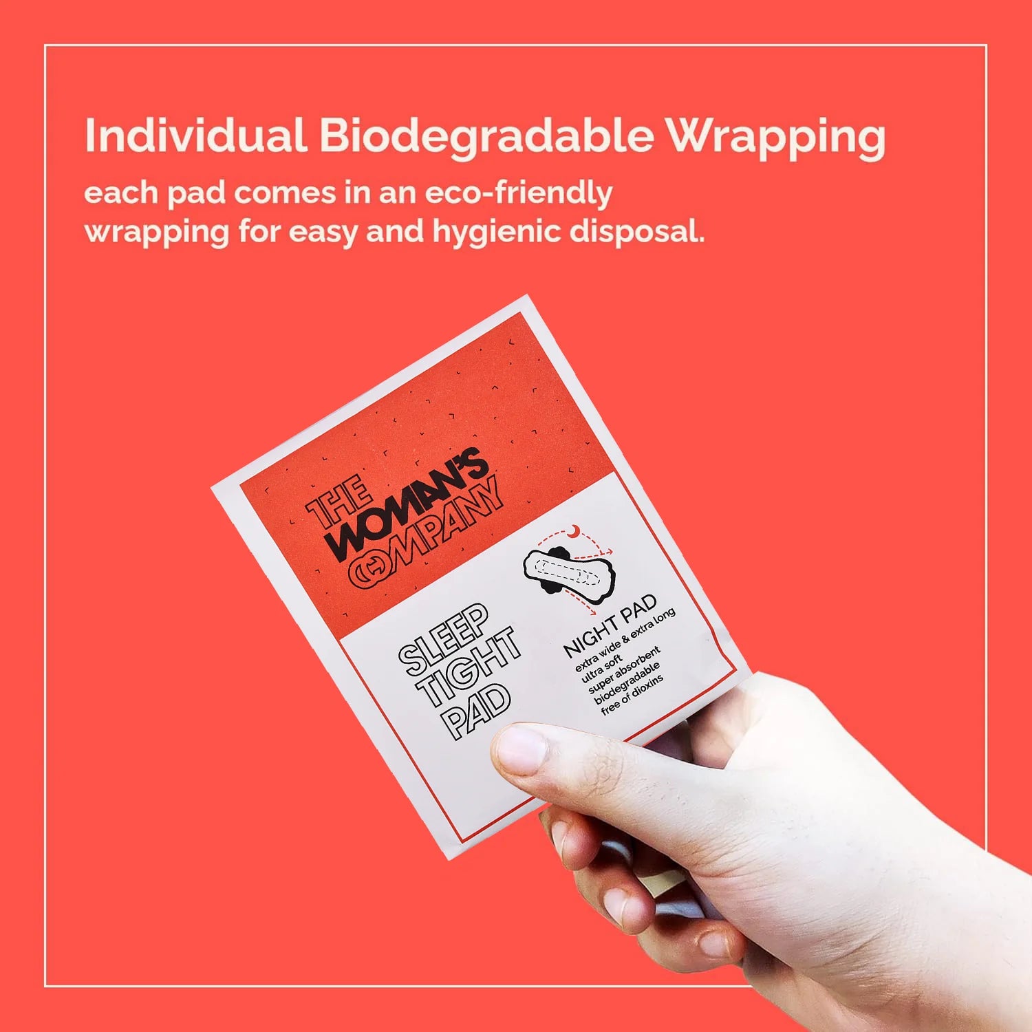 The Woman's Company Sanitary Night Pads (320 MM) - Distacart