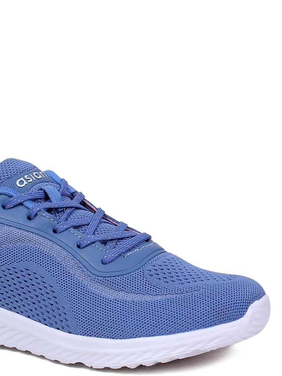 ASIAN Men Blue Woven Design Sneakers