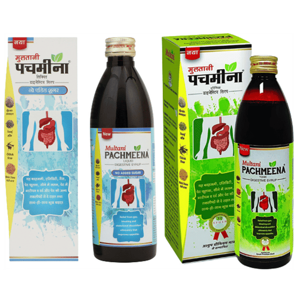 Multani Combo Pack of Pachmeena Tonik & Pachmeena Liquid No Added Sugar (300ml Each)