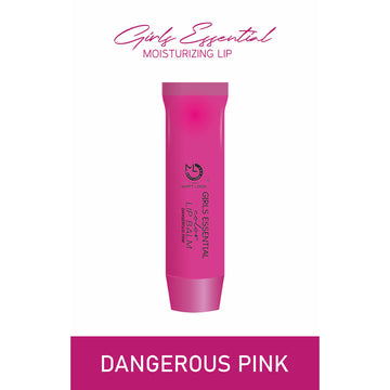 Matt Look Lip Makeup Girls Essential Color Moisturizing Lip Balm - Dangerous Pink