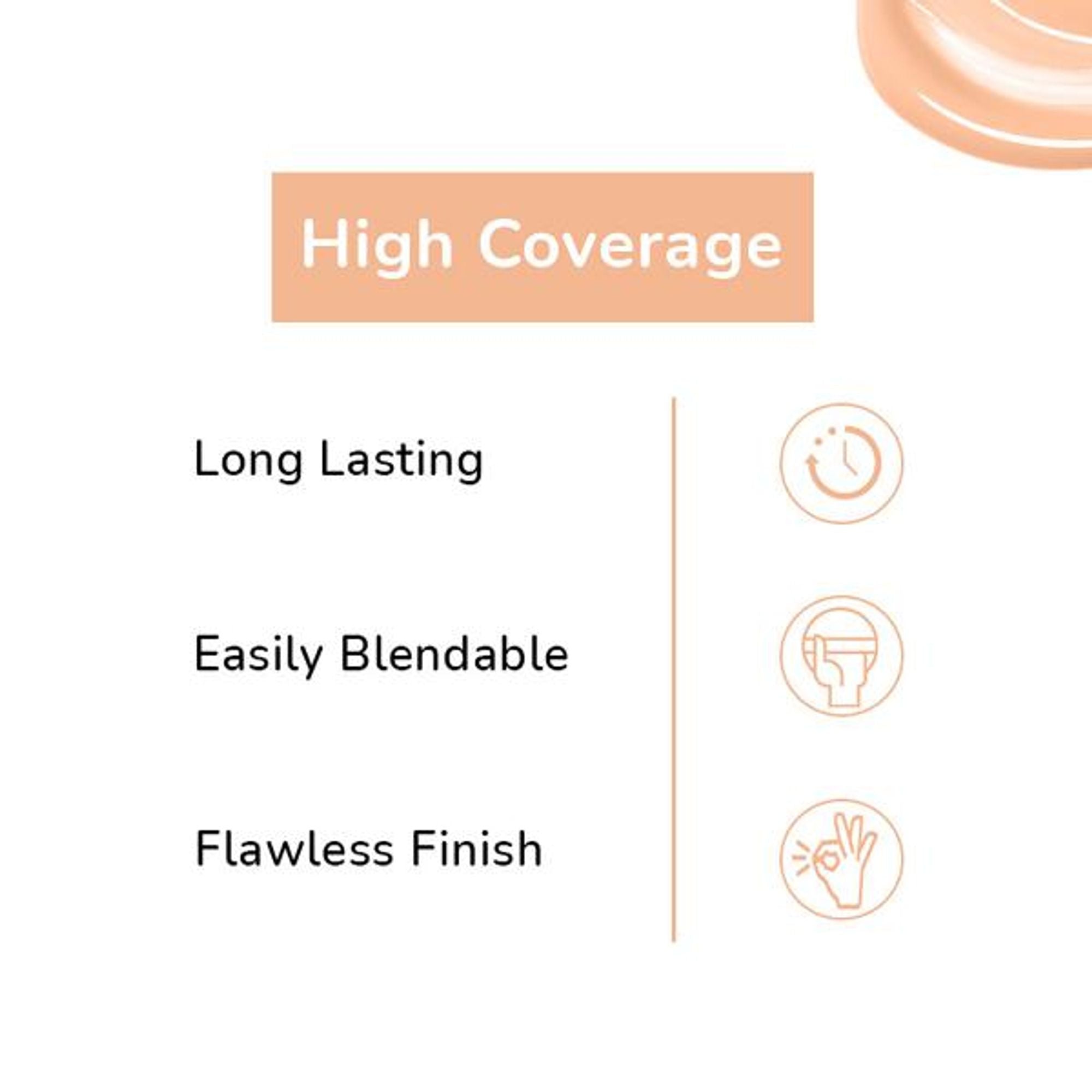 Matt Look High Coverage Waterproof Oil Free Matte SPF 25 Foundation - Natural - Distacart