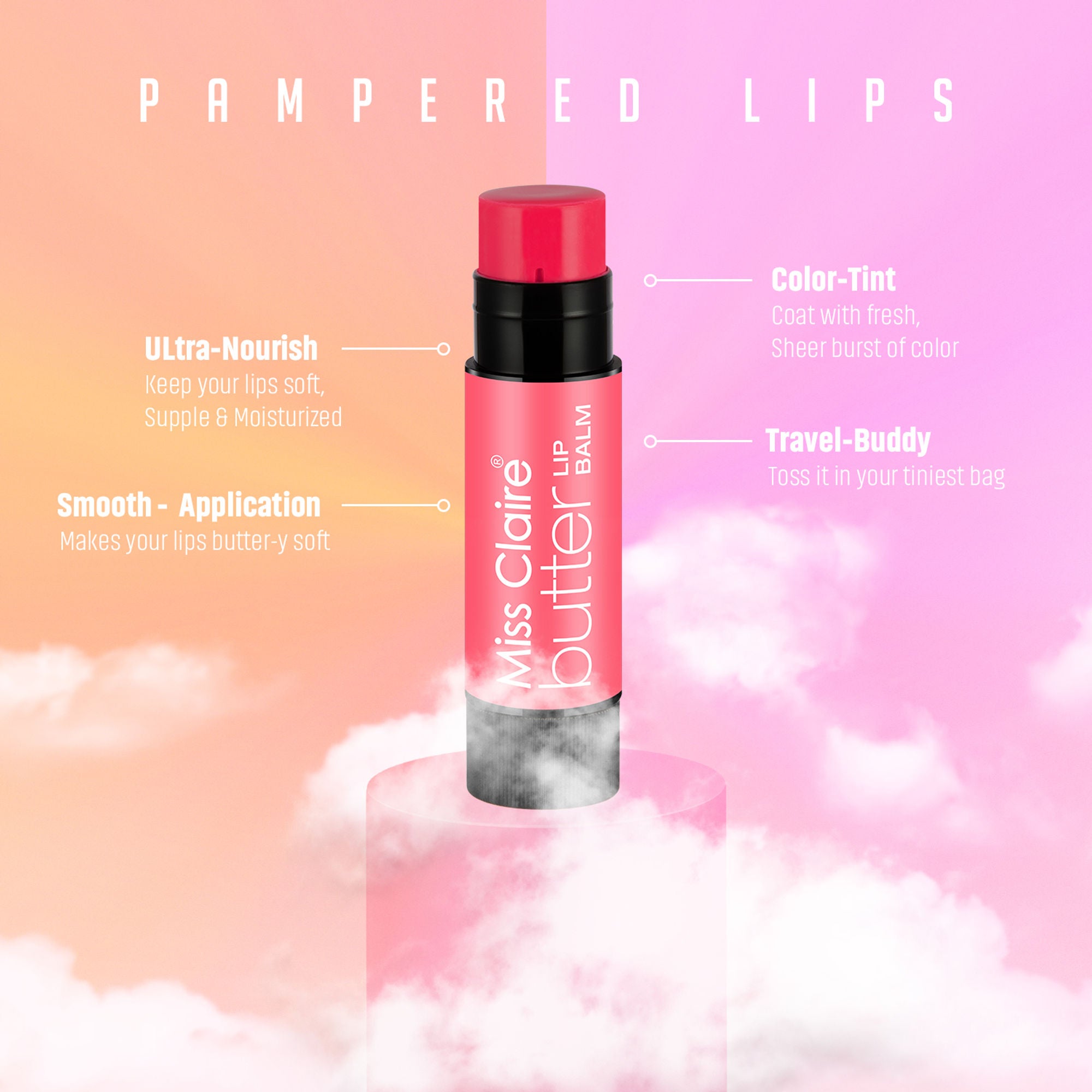 Miss Claire Butter Lip Balm - Red Velvet