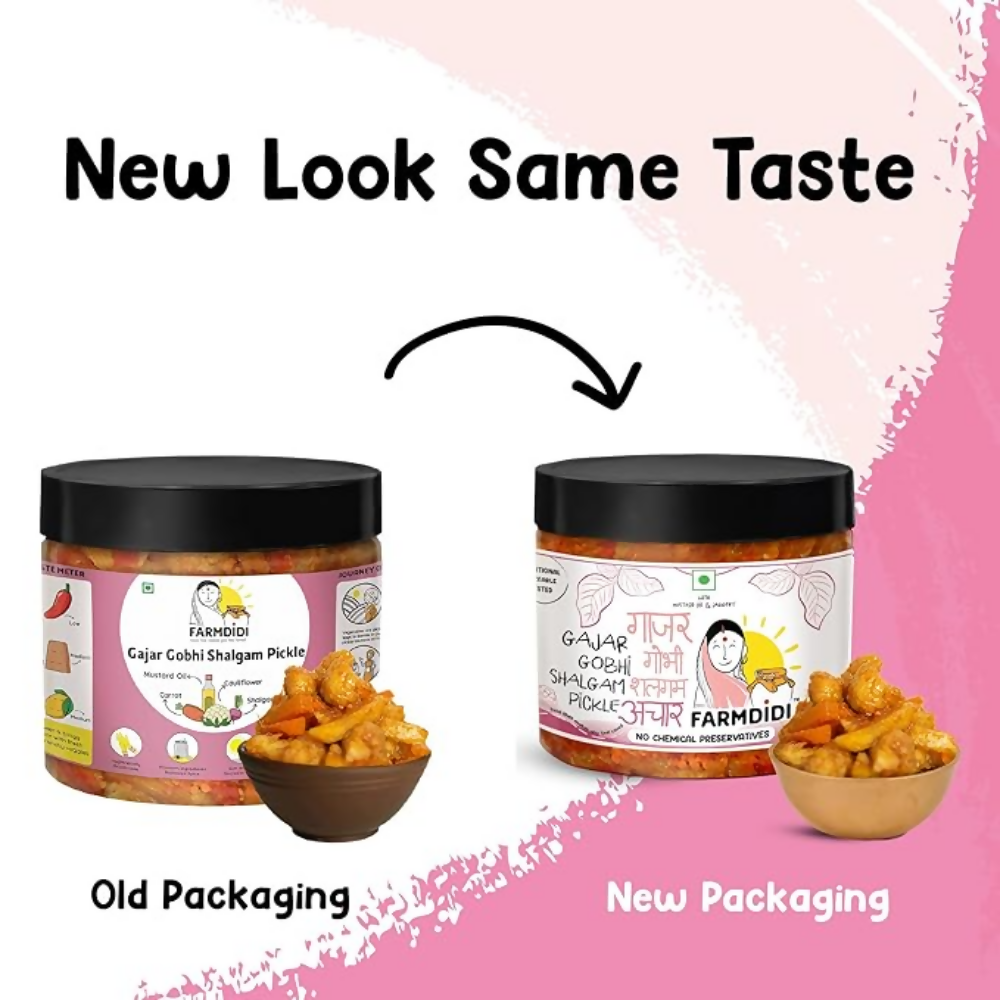 FarmDidi Gobhi Gajar Shalgam Pickle - Distacart