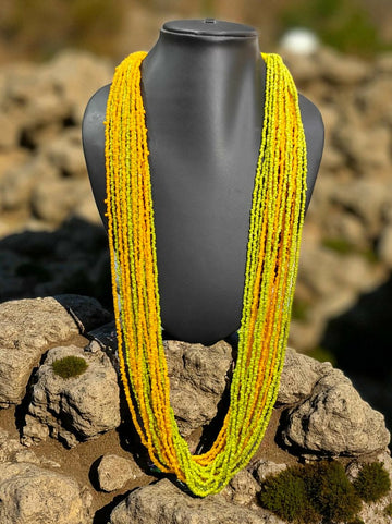 Inhanns Rangsaaz 20-Layer Luxe Long Beaded Only Necklace - Dual Tone Only Necklace - Distacart