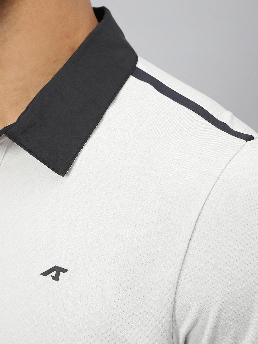 Alcis Men Train-Tech Anti-Static Slim-Fit Training Polo T-Shirt - Distacart