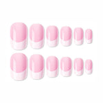 Thumbnail for shills professional reusable press on nails french square spn733