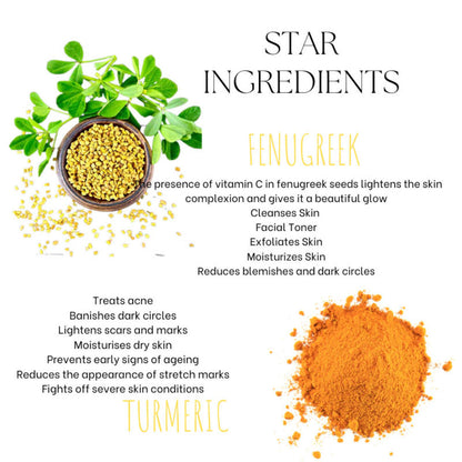 Ecoberry Fenugreek Turmeric Face Cream - Distacart