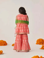 Thumbnail for Joban Fashion Girl's Peach Color Sharara Set