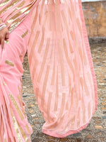 Thumbnail for Anouk Embellished Sequinned Pure Georgette Saree - Distacart