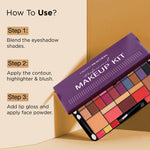 Thumbnail for Hilary Rhoda Professional Makeup Kit - Multicolor 02 - Distacart
