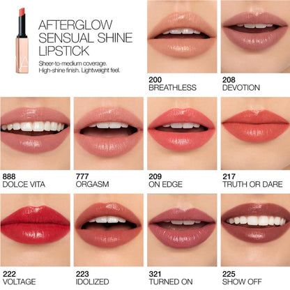 nars afterglow sensual shine lipstick dolce vita