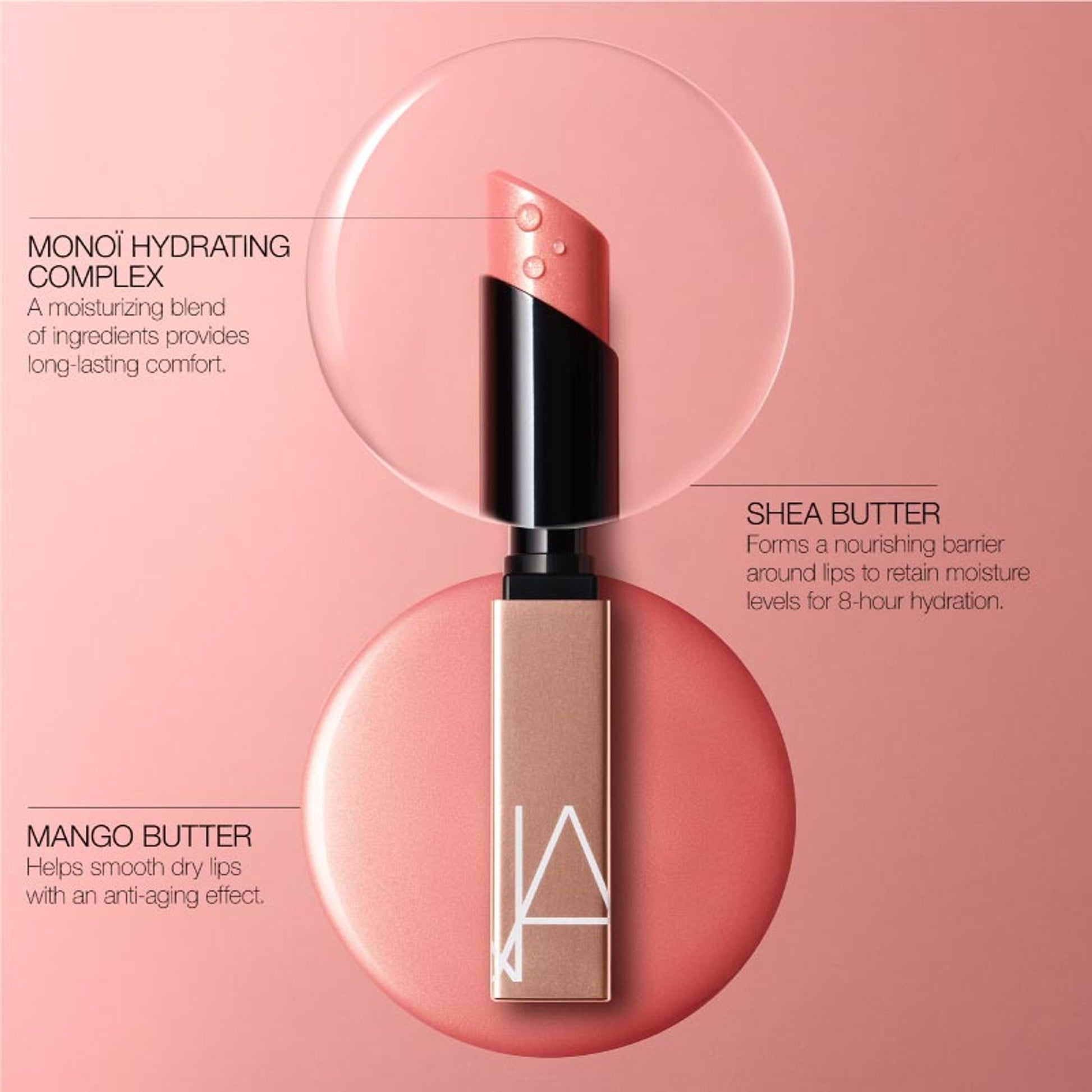 nars afterglow sensual shine lipstick dolce vita