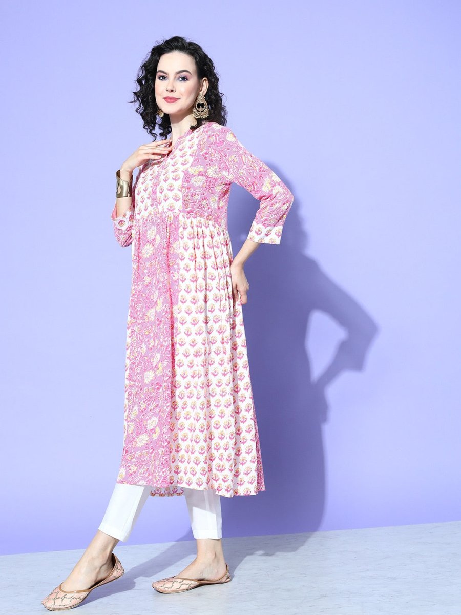 All About You Women Floral Printed Kurta - Distacart