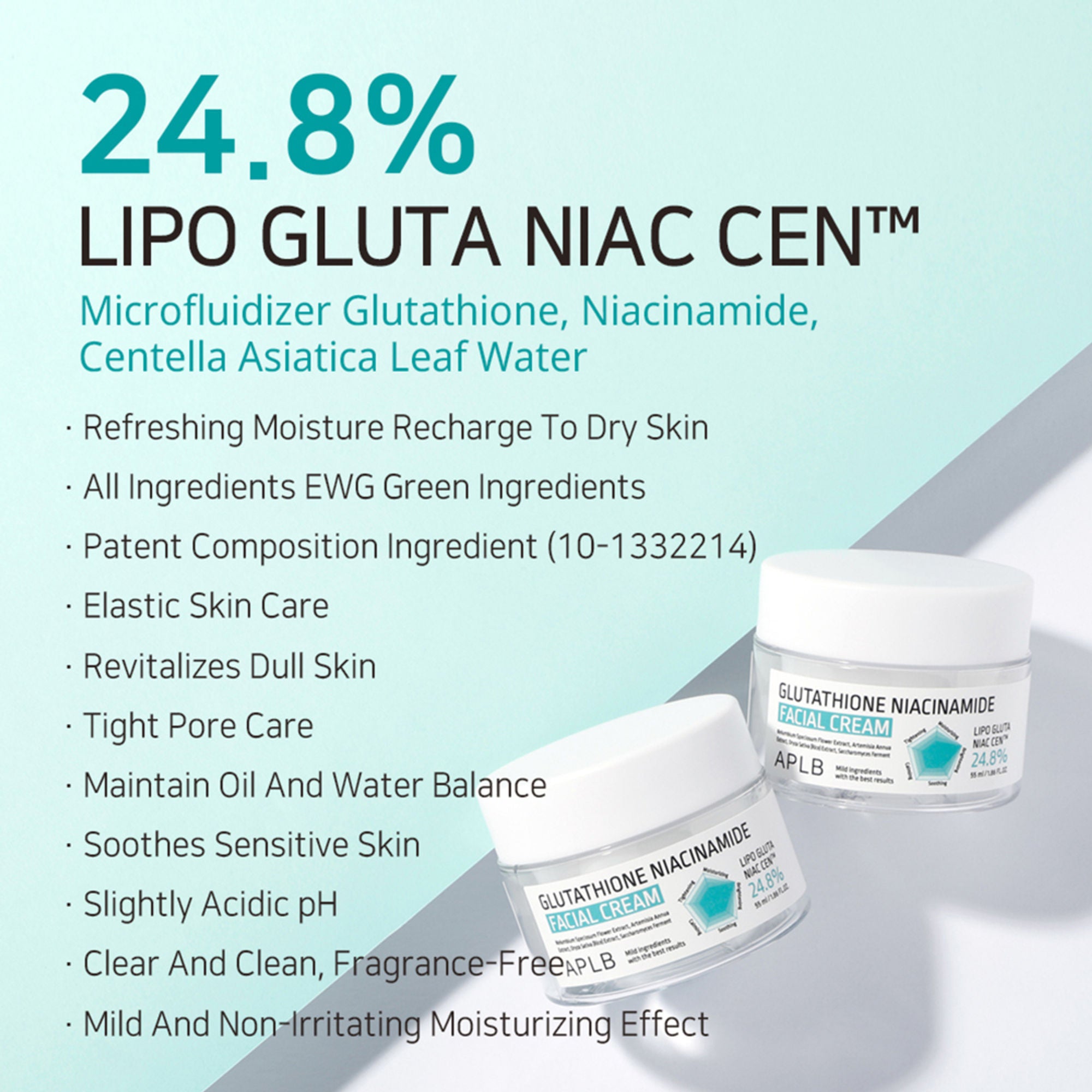 APLB Glutathione Niacinamide Facial Cream - Distacart