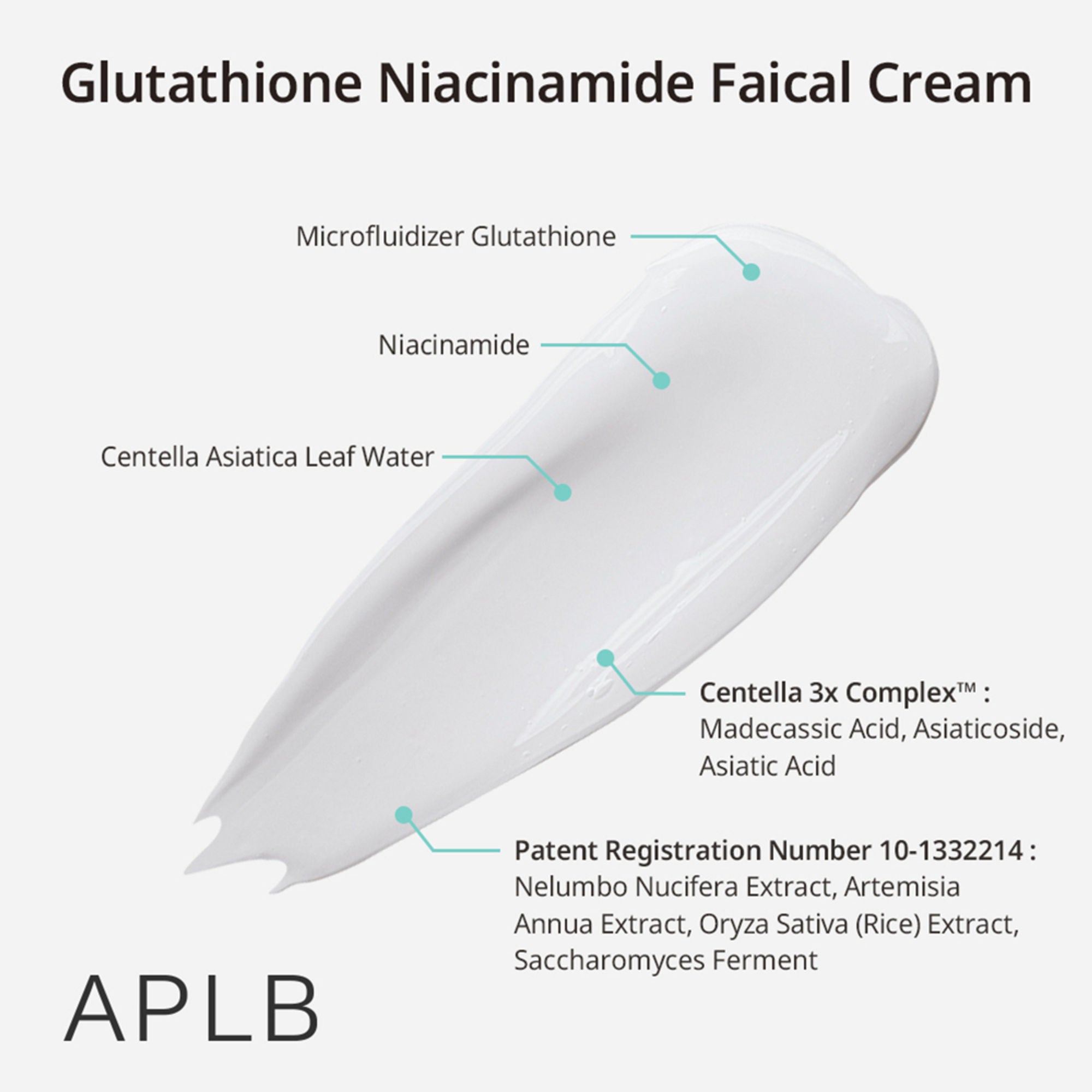APLB Glutathione Niacinamide Facial Cream - Distacart