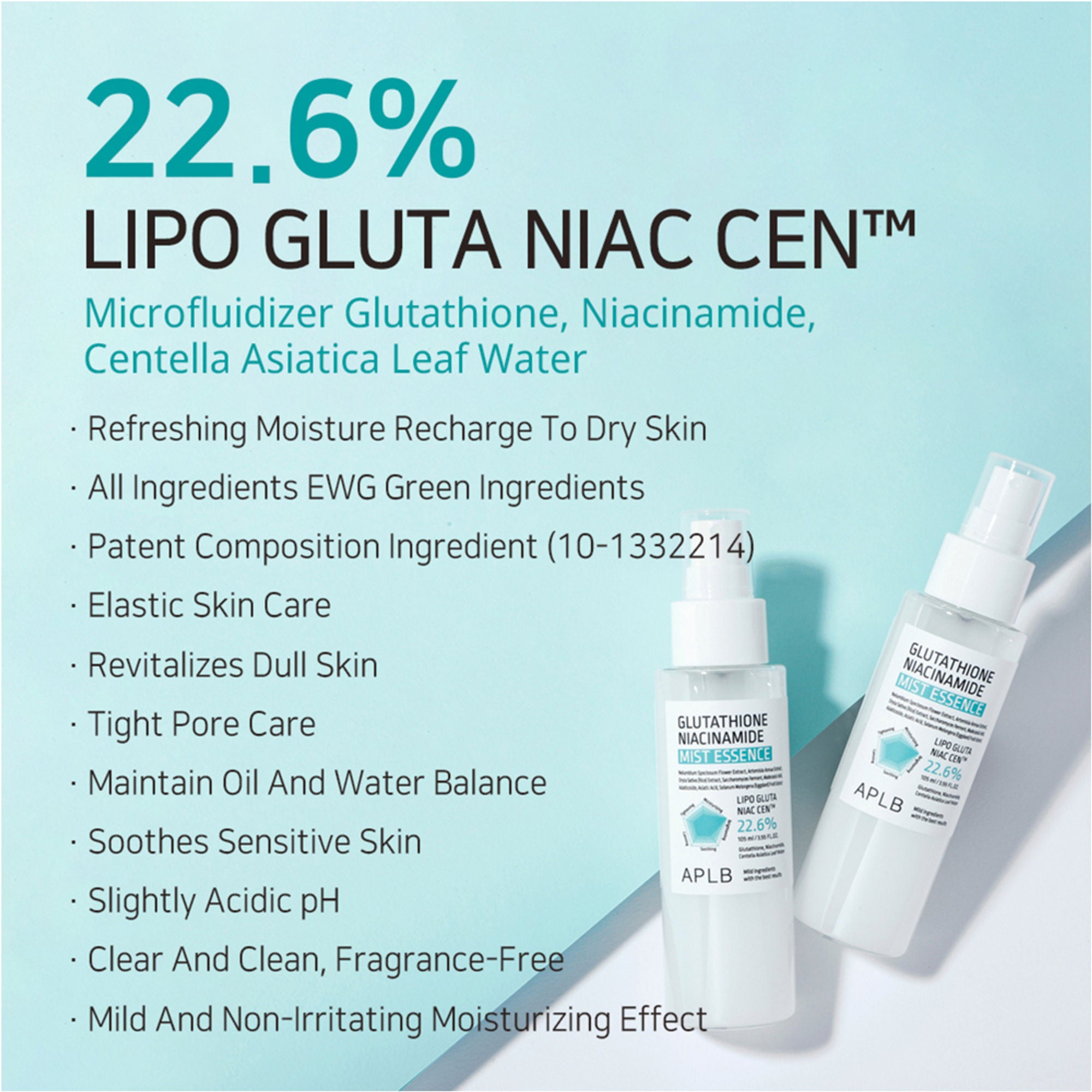APLB Glutathione Niacinamide Mist Essence - Distacart