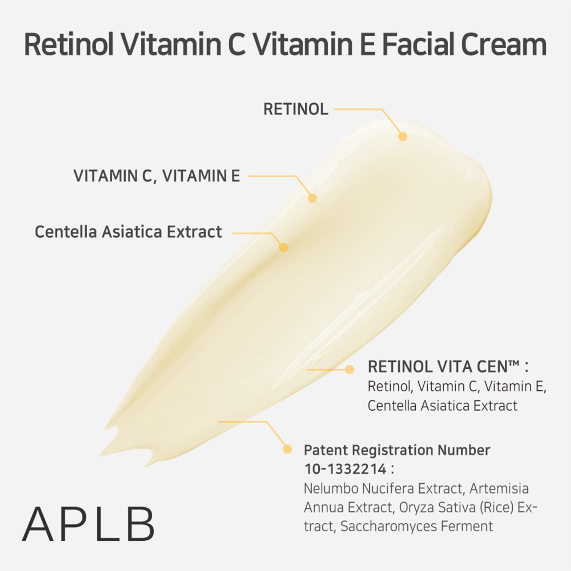 APLB Retinol Vitamin C Vitamin E Facial Cream - Distacart