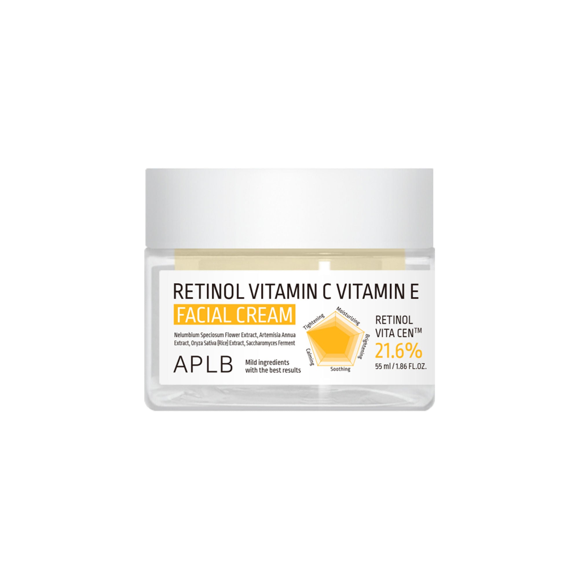 APLB Retinol Vitamin C Vitamin E Facial Cream - Distacart