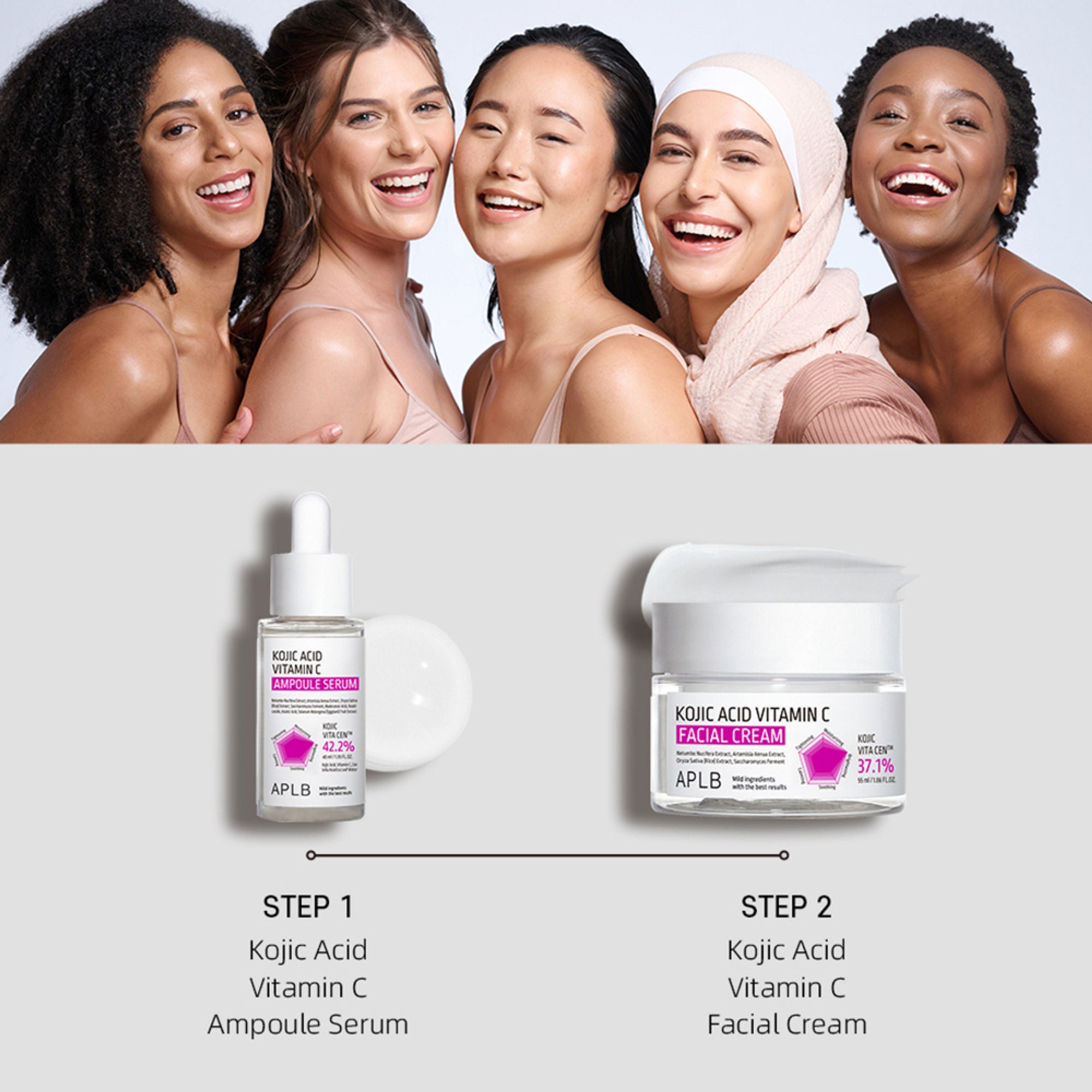 APLB Kojic Acid Vitamin C Ampoule Serum - Distacart