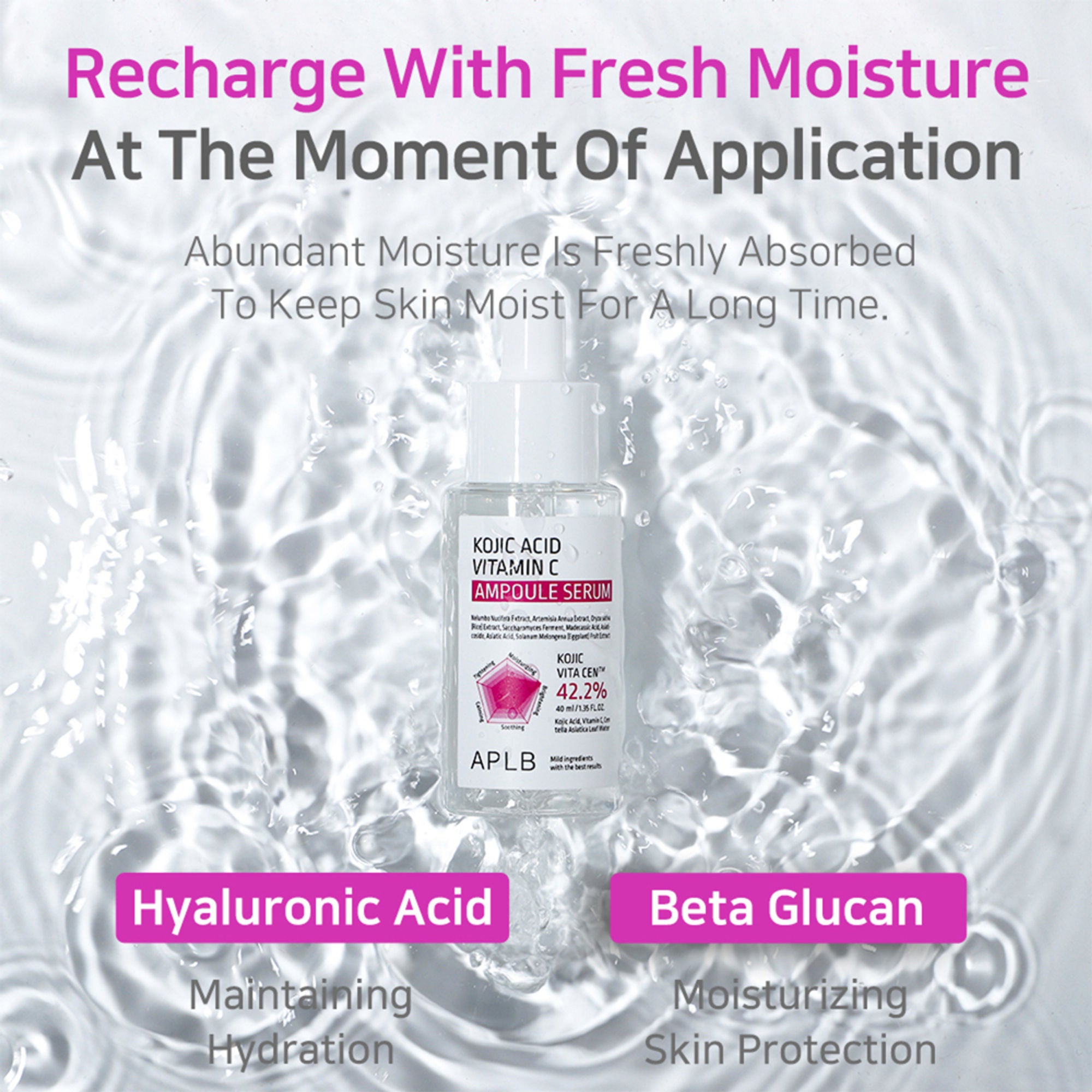 APLB Kojic Acid Vitamin C Ampoule Serum - Distacart