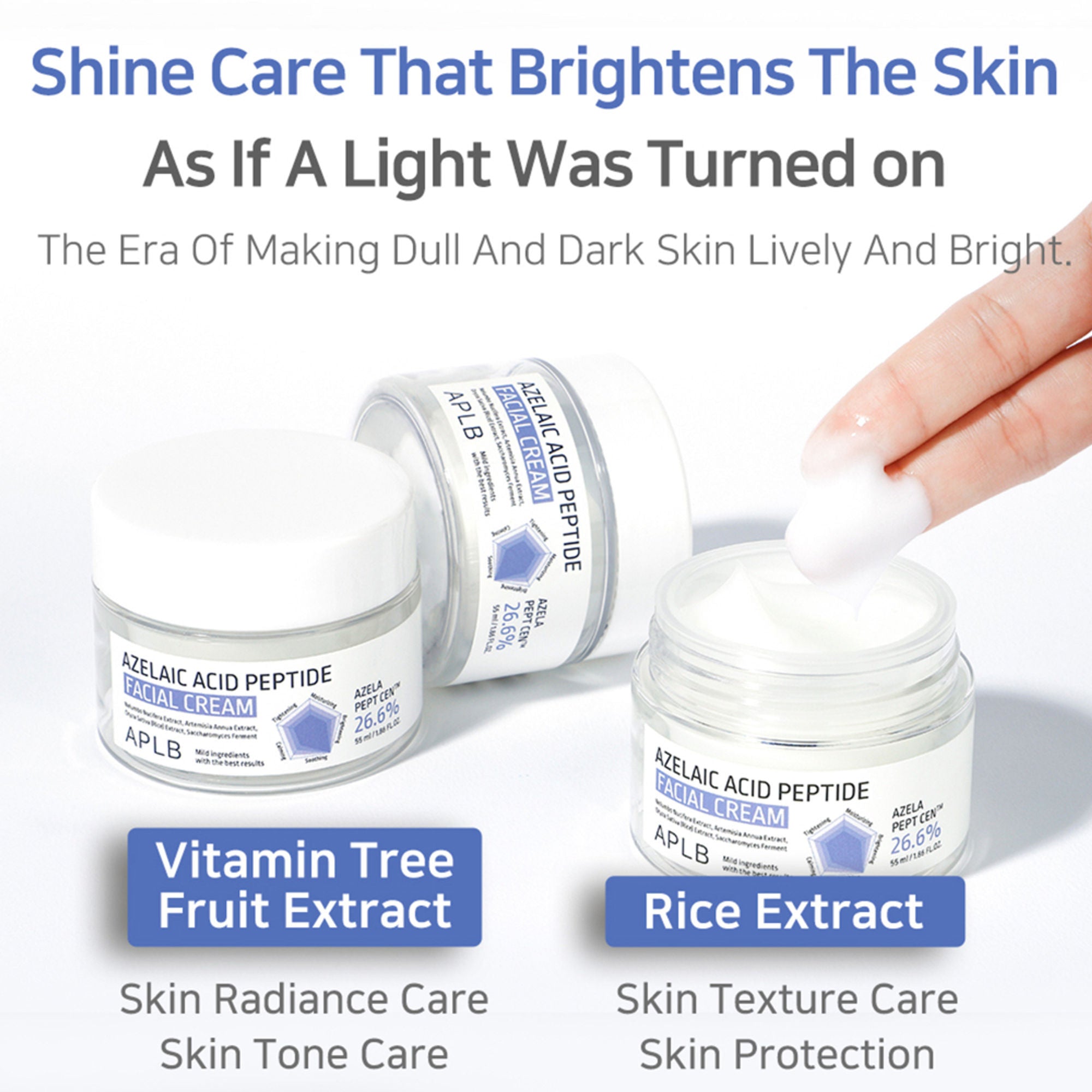 APLB Azelaic Acid Peptide Facial Cream - Distacart