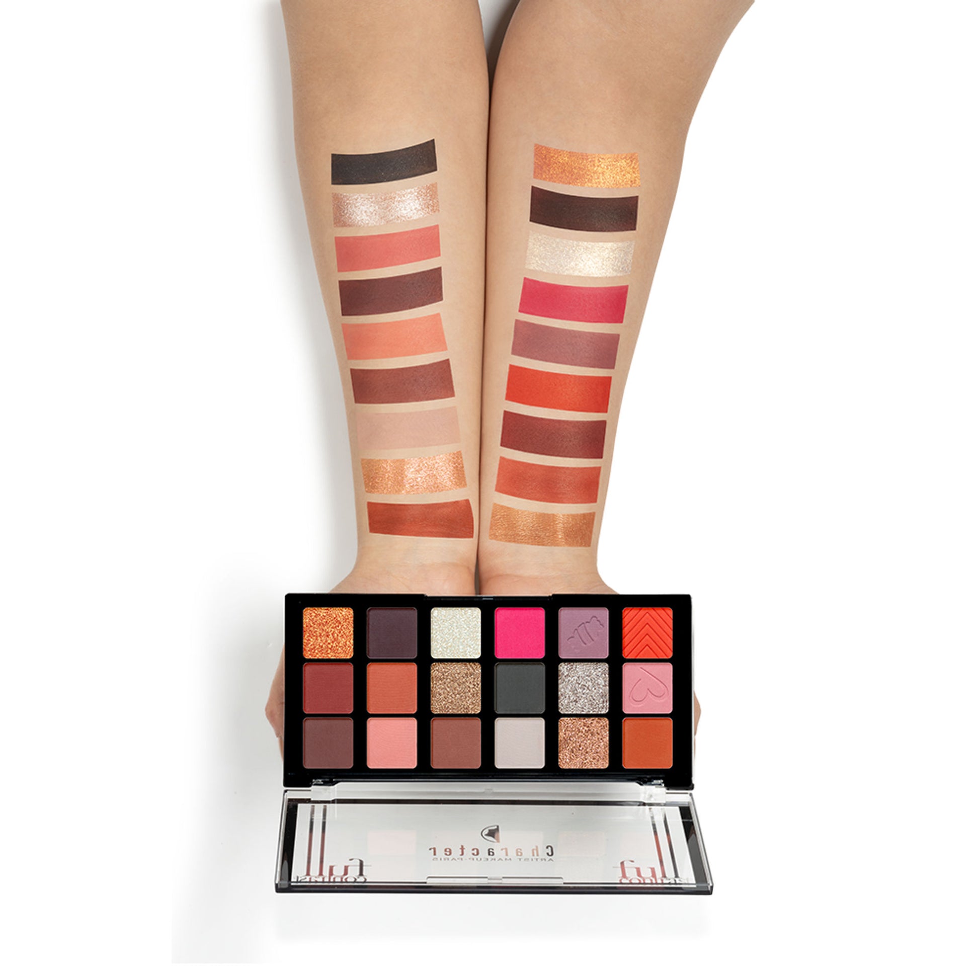 Character 18 Color Eyeshadow Palette - Rustic Radiance Cfc003 - Distacart