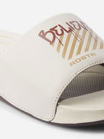 Thumbnail for Roadster The Lifestyle Co. Men Beige Active Graphic Printed Slider