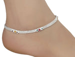 Thumbnail for AanyaCentric Silver Plated Traditional Anklets Payal - Classic and Stylish for Women and Girls - Distacart