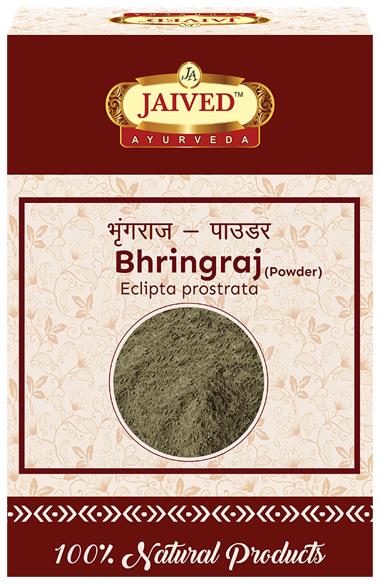 Jaived Ayurveda Bhringraj Powder | Enhances Hair Shine & Prevents Premature Greying